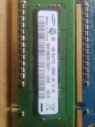 Memoria RAM 1GB DDR3 1333MHz