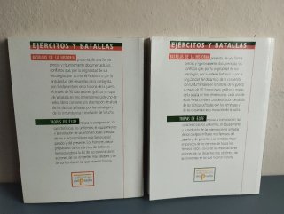 Lote libros Ejércitos y Batallas 1 y 2