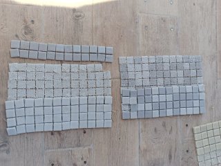 Gresite gris para mosaicos