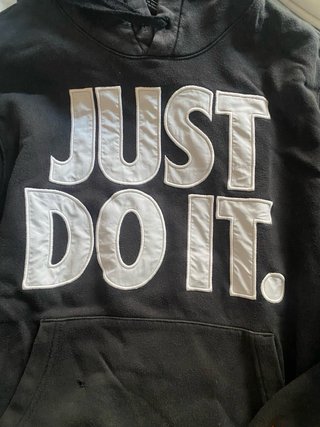 Sudadera Nike Negra con Logo Just Do It