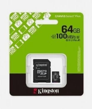 MICRO SDXC CARD 64GB KINGSTON SDCS3/64GB nuova