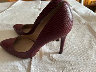 Zapatos de tacón Mango burdeos talla 37