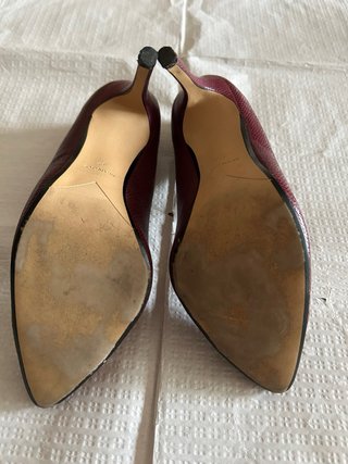 Zapatos de tacón Mango burdeos talla 37