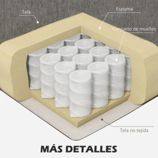 Sofá modular gris de tela