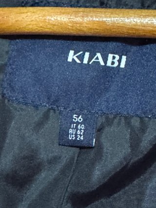 Abrigo Kiabi Negro Talla 56