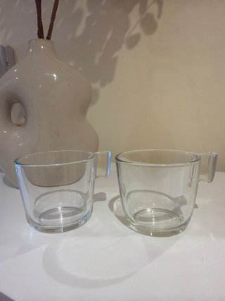Tazas de vidrio Ikea 23cl (2 unidades)