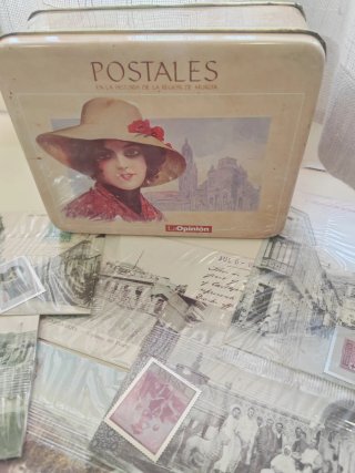 40 Postales Antiguas y sellos  region de Murcia Ré