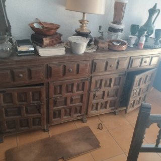 Conjunto Muebles Salón Castellano Madera