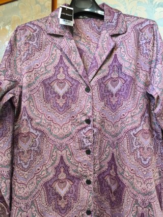 Camisón Ralph Lauren Morado Paisley
