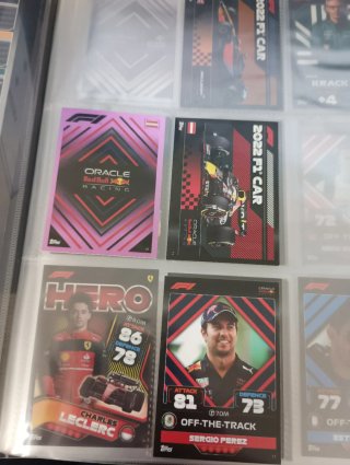 Lote 81 Cartas Topps Turbo Attack F1 2022