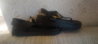 Sandalias negras Stradivarius talla 38