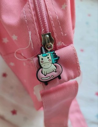 Bolsa de viaje unicornio rosa