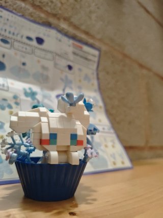 Bloques Conejito en Maceta / Cupcake + Instruccion