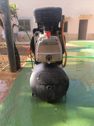 Compresor de aire con manguera