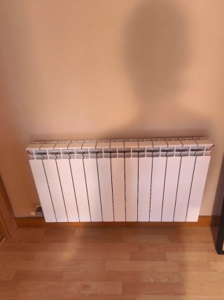 Radiador de aluminio blanco
