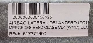 AIRBAG LATERAL DELANTERO IZQUIERDO MERCEDES-BENZ CLASE CLA (W117) CLA 220 CDI (117.303)