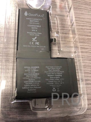 Batería para telefono iPhone X