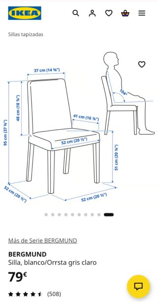 Mesa de comedor redonda y 4 sillas