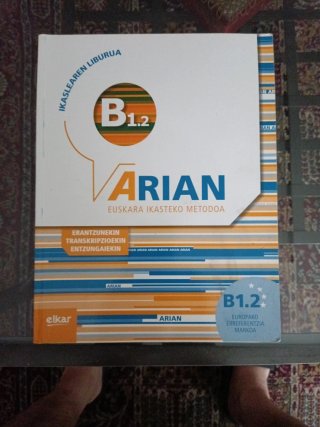 Arian B1.2 Euskera 2° bachiller. 2 libros y 3 auxi