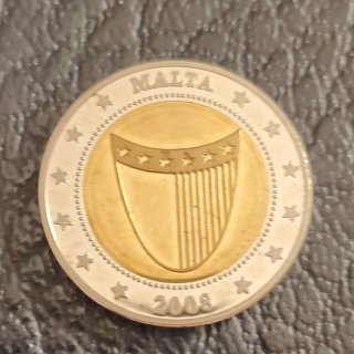 Moneda Malta 2 Euro conmemorativa 2008