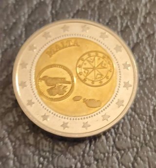 Moneda Malta 2 Euro conmemorativa 2008
