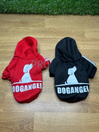 Jersey Perros Sudadera Rojo y Negro QiCheng&LYS