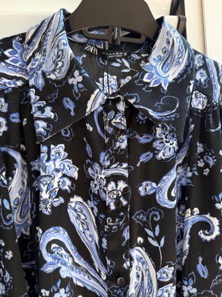 Vestido Zara estampado paisley