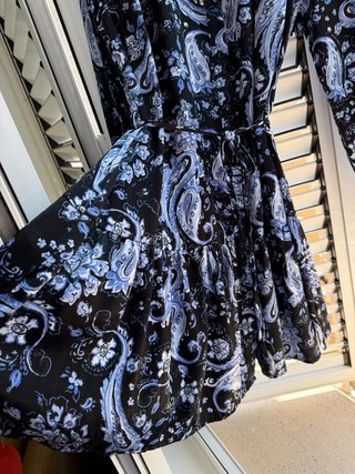 Vestido Zara estampado paisley