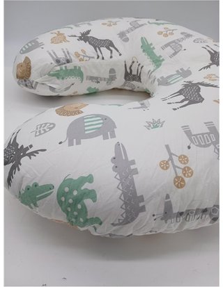 Almohada de lactancia - almohada ergonómica de apoyo para bebé - almohadas de alimentación esenciales para biberón y lactancia - re