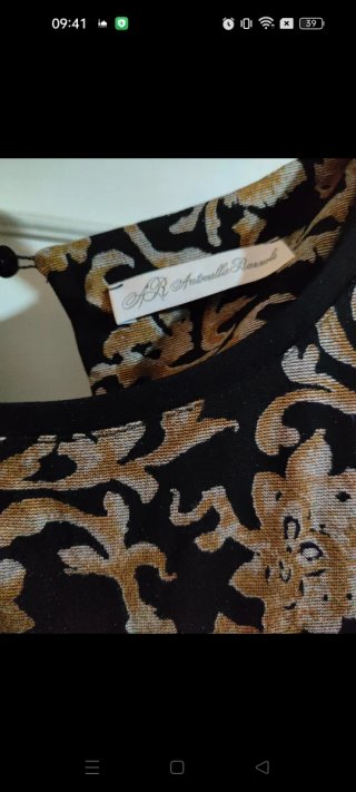 Abito vintage viscosa elastica XXL