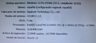 PC GAMING i5 9Gen-16 RAM-SSD-HDD-GTX 1060 6GB-W 11