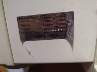 Radiador de pared bajo consumo, 1000w