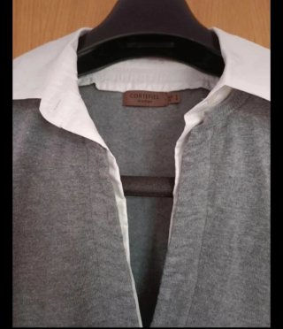 Chaqueta Cortefiel Gris Talla S