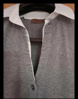 Chaqueta Cortefiel Gris Talla S