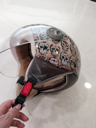 Casco Moto NZI Calaveras Mexicanas