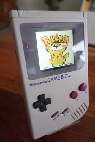 Nintendo Game Boy Fat DMG-01 Gris con pantalla IPS