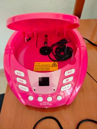 Radio CD Infantil Disney Princess Lexibook