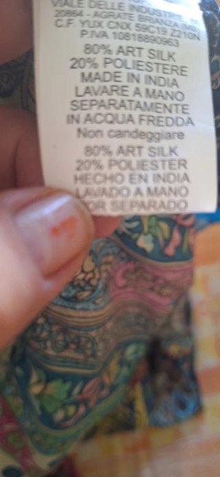Gonna etnica art silk taglia unica