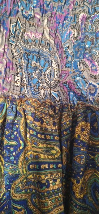 Gonna etnica art silk taglia unica