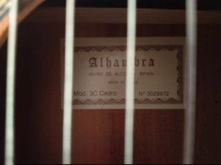 Guitarra Alhambra 3C Cedro + estuche rígido