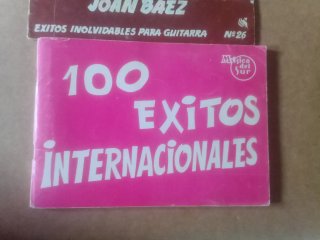 Libros de guitarra Rolling Stones y Joan Baez