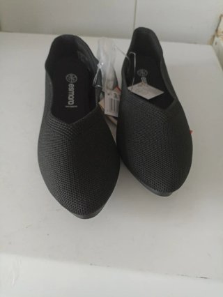 Zapatos Esmara Talla 38 Tela Elástica Negros