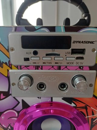 Altavoz Dynasonic Karaoke Multicolor