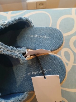 Cuñas Bershka Denim Talla 40