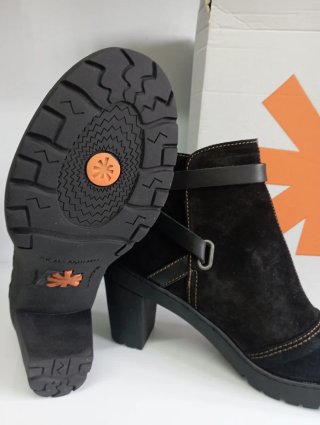 Botines Art Negro Piel Talla 40
