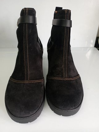 Botines Art Negro Piel Talla 40