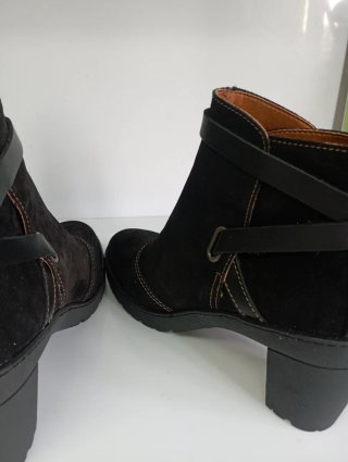 Botines Art Negro Piel Talla 40