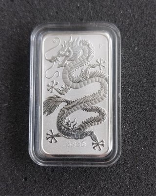 Moneda Plata 1 Onza Dragón 2026