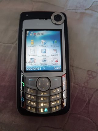 Teléfono Móvil Nokia 6680 Plata/Negro