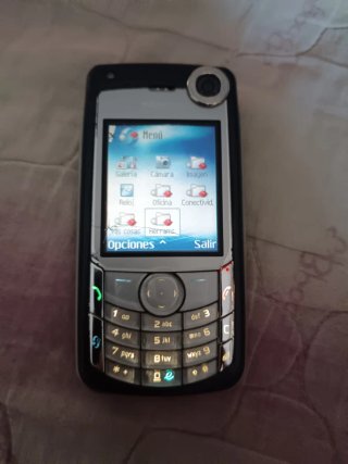Teléfono Móvil Nokia 6680 Plata/Negro